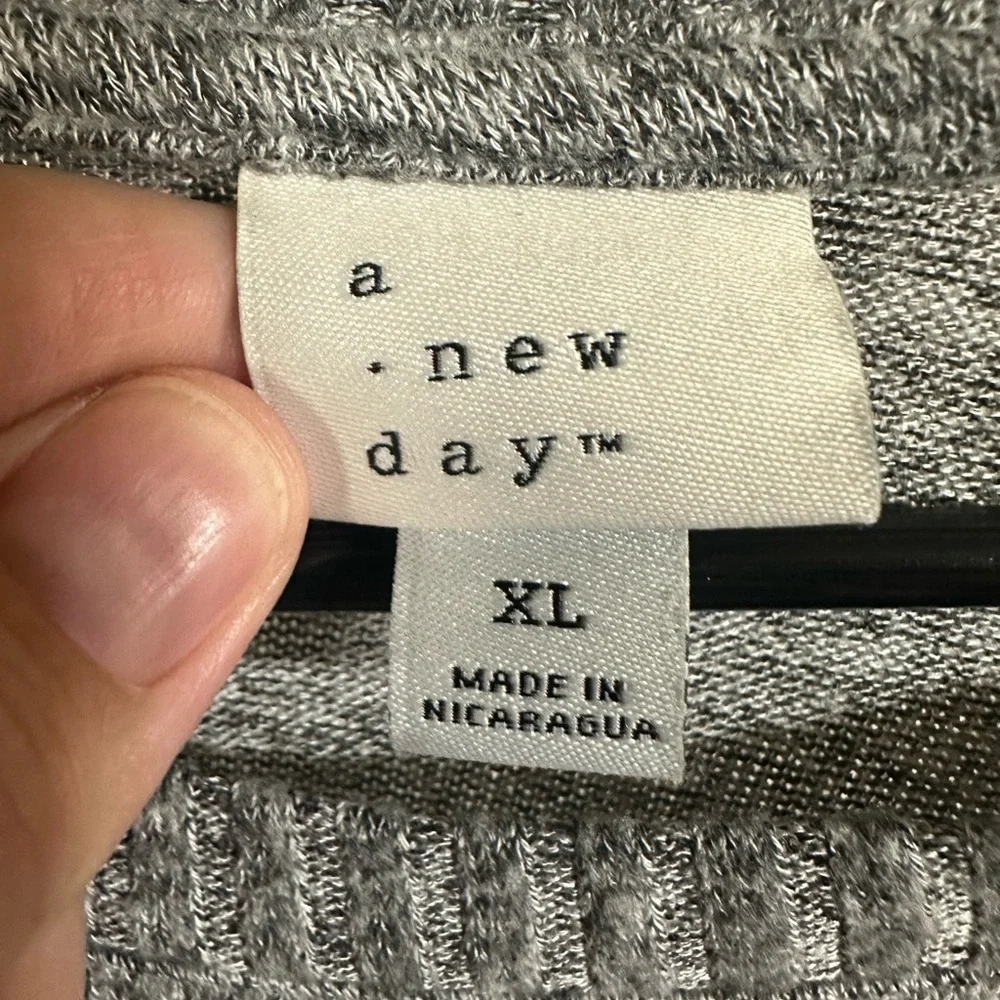 a new day Heather Gray Crewneck Sweater